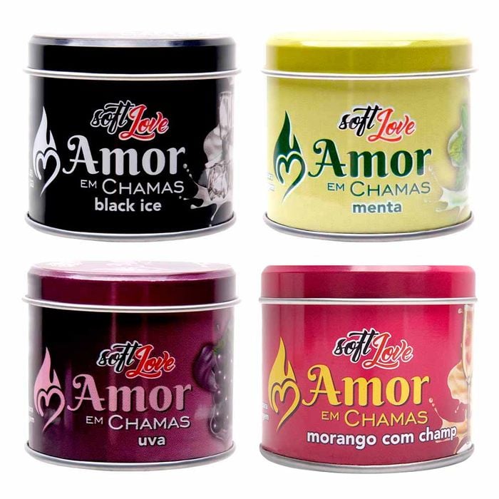Amor Em Chamas Vela Aromática 50g Soft Love