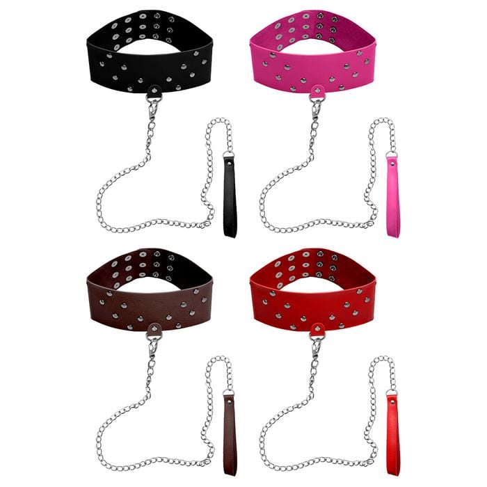 Coleira Scandal Com Guia Dominatrixxx