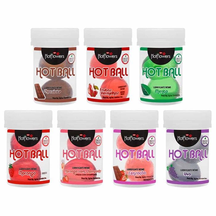 Bolinha Beija Muito 02 Unidades Hot Flowers