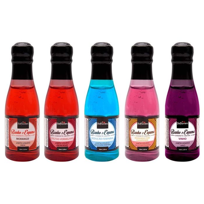 Sabonete Líquido Banho & Espuma 150ml Hot Flowers