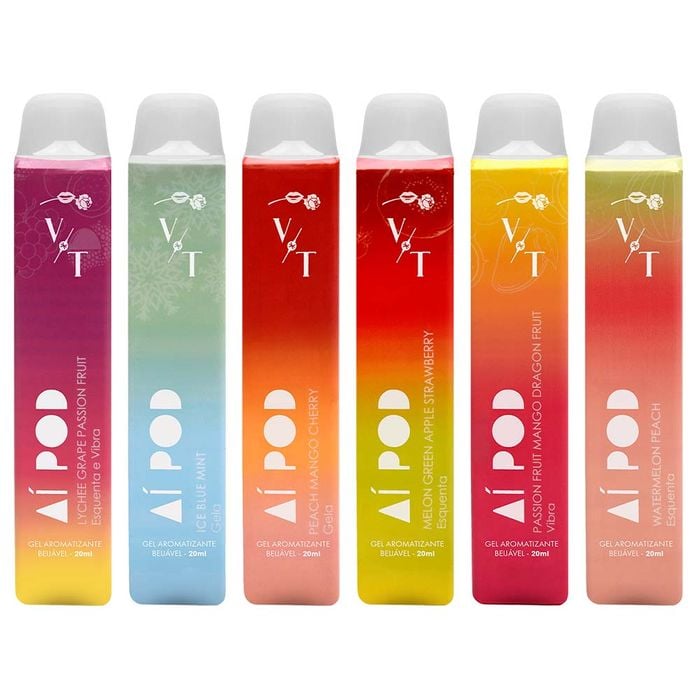 Aí Pod Gel Sabores Sexo Oral 20ml Hot Flowers