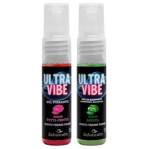 Ultra Vibe Gel Vibrante Beijável 15g Sofisticatto