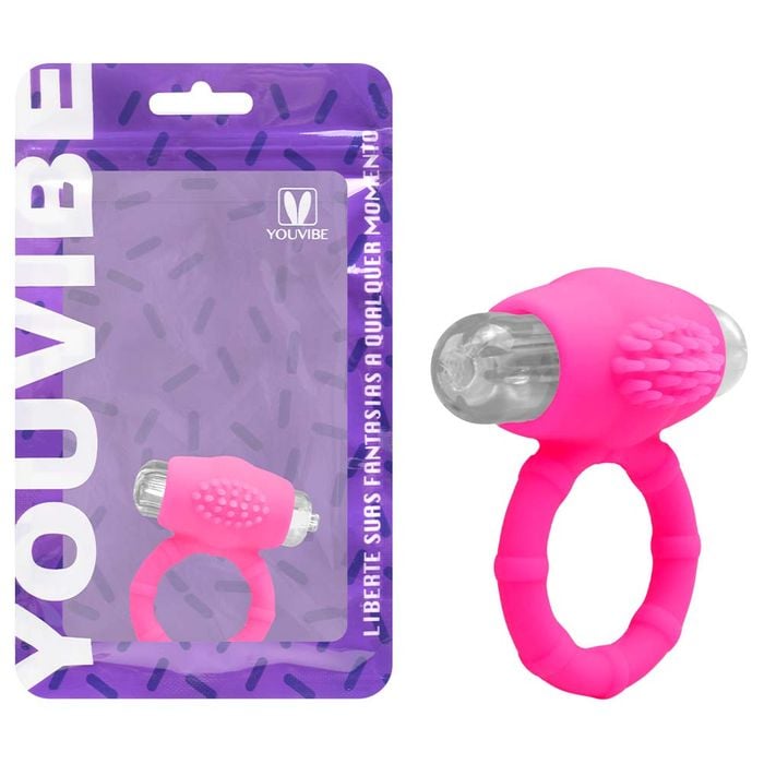 Anel Silicone Flexível Com Vibração Youvibe Vipmix