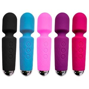 Vibrador Varinha Mágica Mini 28 Modos Usb Yaffa