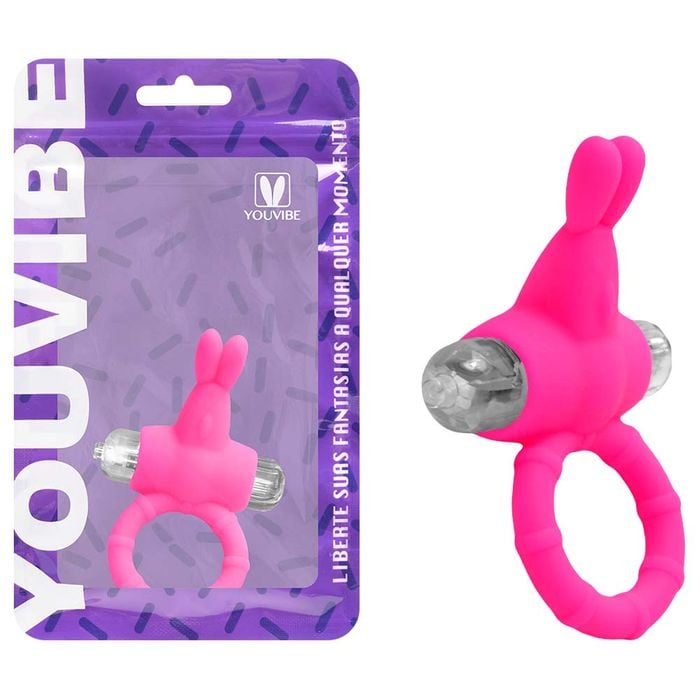 Anel Silicone Vibração Rabbit Youvibe Vipmix