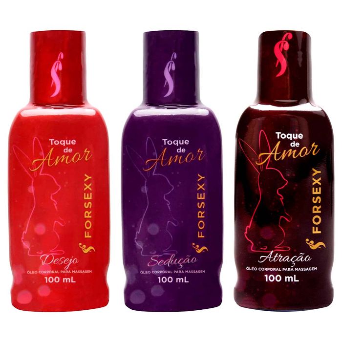 Toque De Amor óleo Corporal Perfumado 100ml For Sexy