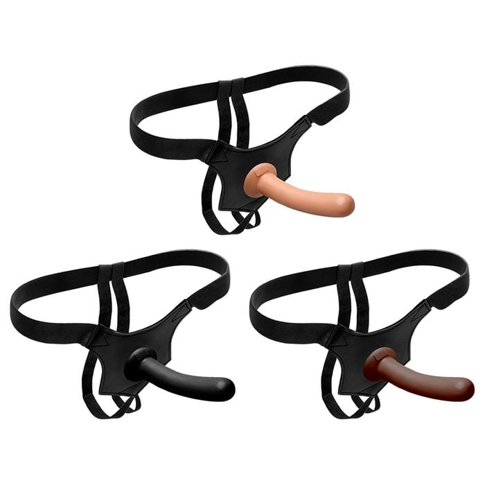 Dildo Ponto G Maciço 16 X 4cm Com Cinta Kgel