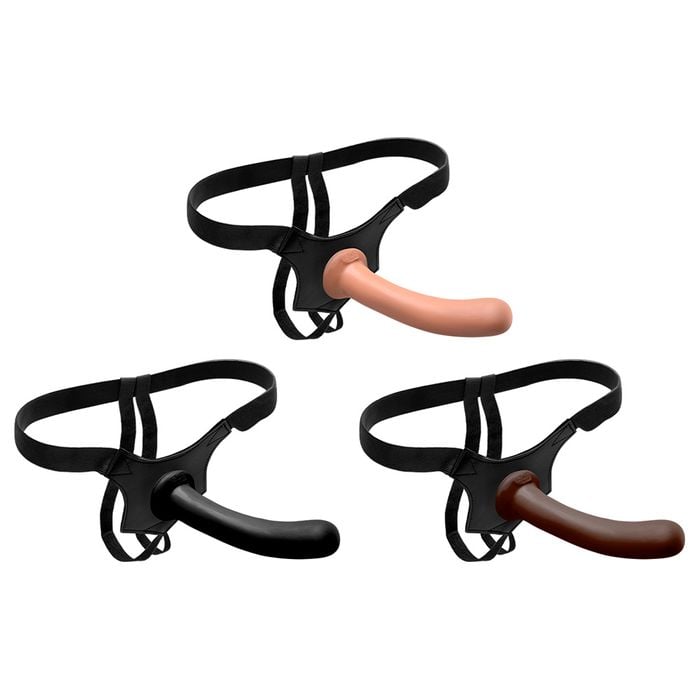Dildo Ponto G Maciço 17 X 4cm Com Cinta Kgel