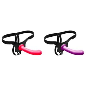 Dildo Ponto G Colors 17 X 4cm Com Cinta Kgel