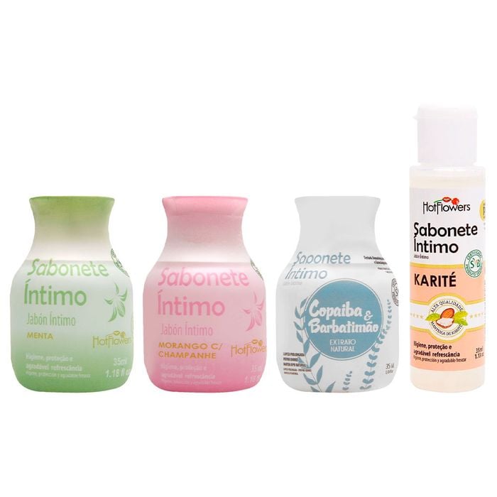 Sabonete íntimo Líquido 35ml Hot Flowers
