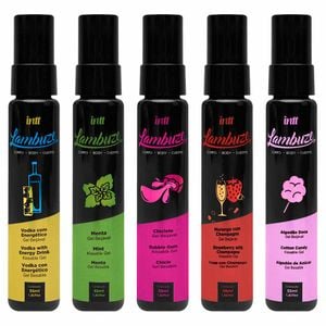 Lambuze Gel Beijável Com Efeito Quente 55ml Intt
