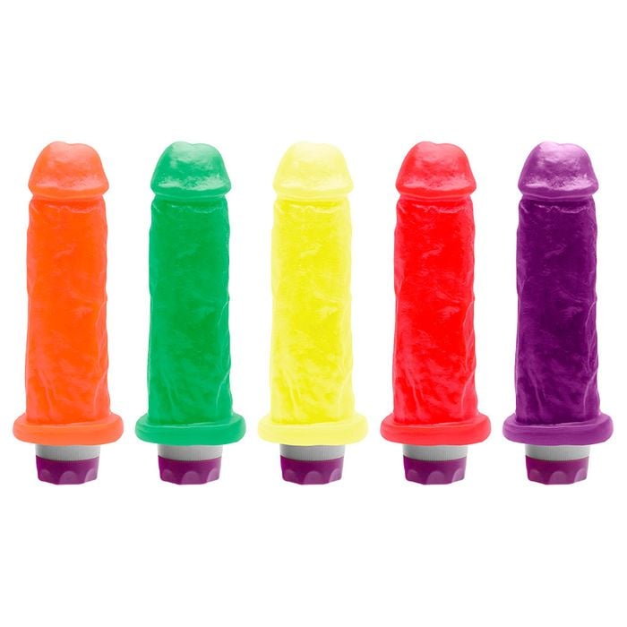 Pênis Vibrador Interno Colors 18 X 4,7cm Kgel