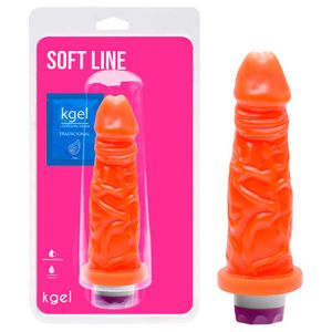Pênis Vibrador Interno Colors 18 X 4cm Kgel