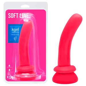 Dildo Ponto G Colors Com Ventosa 16 X 4cm Kgel
