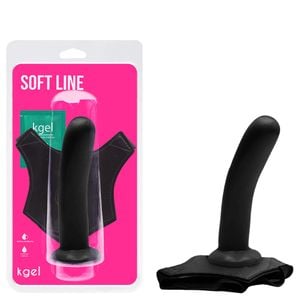 Dildo Ponto G Maciço 17 X 4cm Com Cinta Kgel