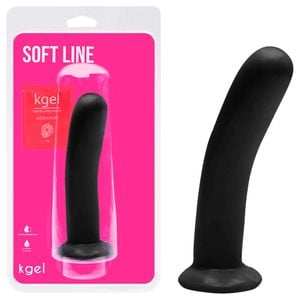 Dildo Ponto G Borracha Maciço 17 X 4cm Kgel