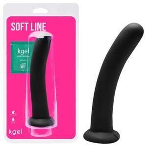 Dildo Ponto G Borracha Maciço 19 X 4cm Kgel