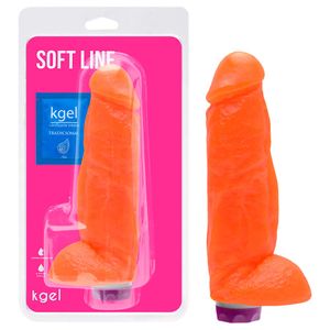 Pênis Colors Vibrador Interno 18,5 X 4,5cm Kgel