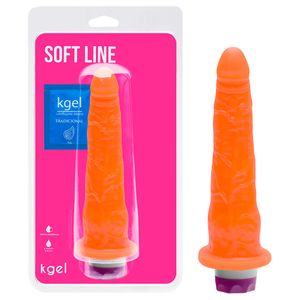 Pênis Vibrador Interno Colors 18 X 3,5cm Kgel