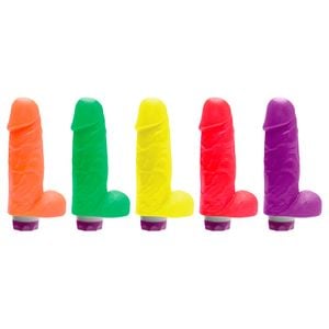 Pênis Vibrador Interno Colors 18 X 5cm Kgel