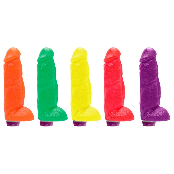Pênis Colors Vibrador Interno 18,5 X 4,5cm Kgel