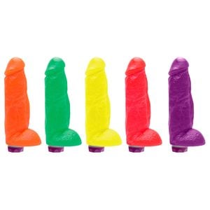 Pênis Colors Vibrador Interno 18,5 X 4,5cm Kgel