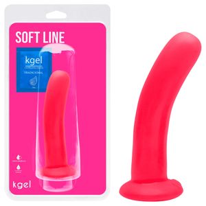 Dildo Ponto G Borracha Colors 16 X 4cm Kgel