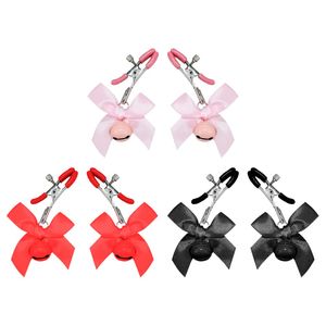 Grampos De Mamilo Com Sino E Laço Sexy Import