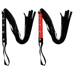 Chicote Couro Com Rebites Metálicos Youvibe Vipmix