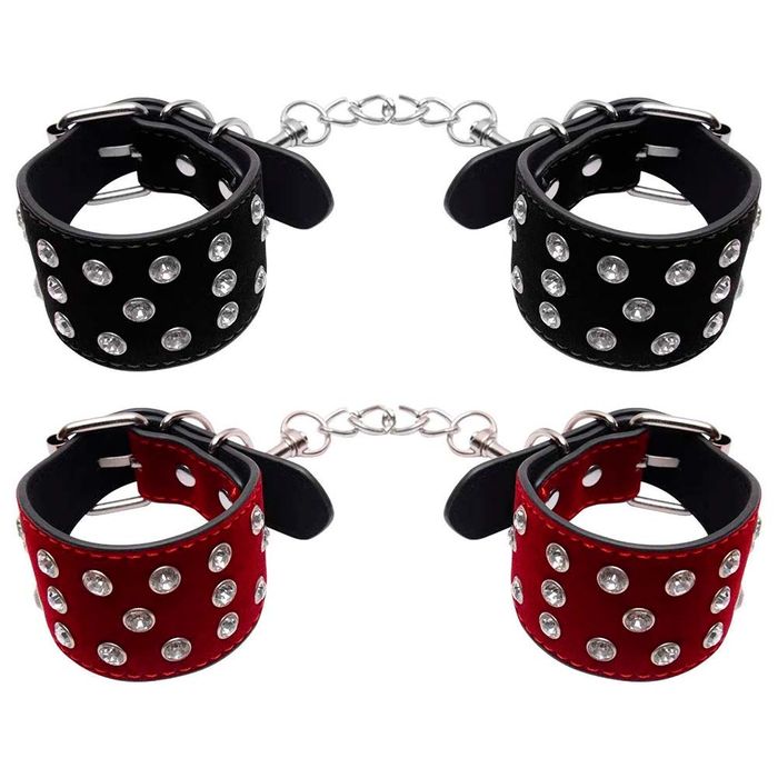 Algemas Couro Rebites Metálicos Youvibe Vipmix