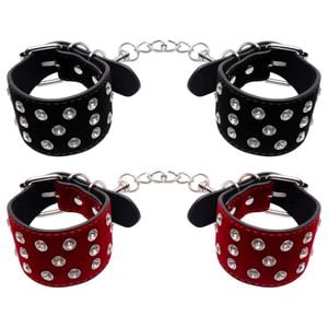 Algemas Couro Rebites Metálicos Youvibe Vipmix