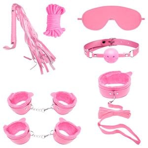 Kit Sado Bondage 7 Itens Peluciado Youvibe Vipmix