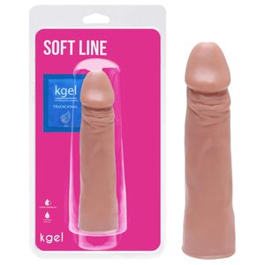 Pênis De Borracha Maciço 18 X 4cm Kgel