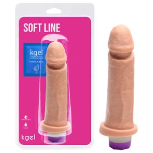 Pênis Vibrador Multivelocidade 17 X 4cm Kgel