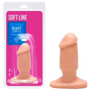 Plug Anal Borracha Maciço 10,5 X 3,5cm Kgel