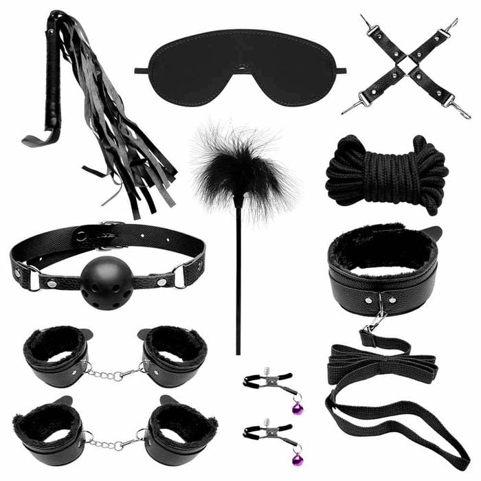 Kit Sado Bondage X Com 10 Itens Youvibe Vipmix
