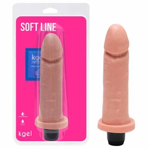 Pênis Vibrador Interno 15,5 X 3,7cm Kgel