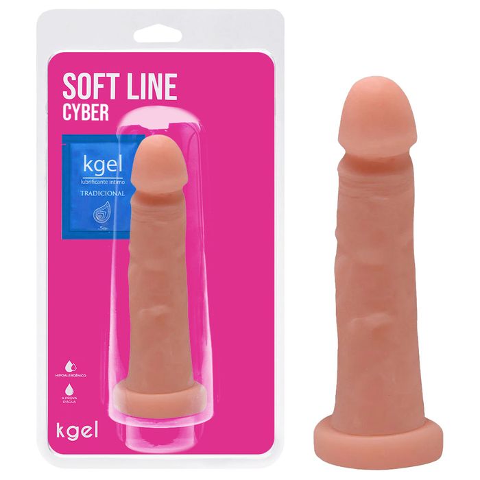 Pênis Em Cyber Vertebrado 17,5 X 3,8cm Kgel