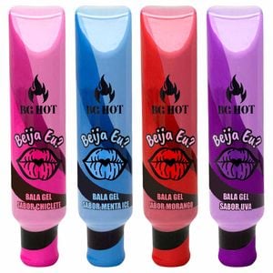 Beija Eu Bala Gel Saborizado 50g Banho De Gata