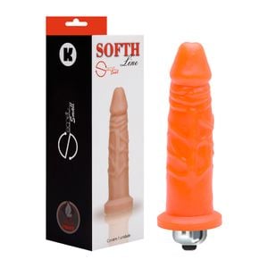 Pênis Vibrador Interno Colors 10 Modos 12 X 3cm Kgel