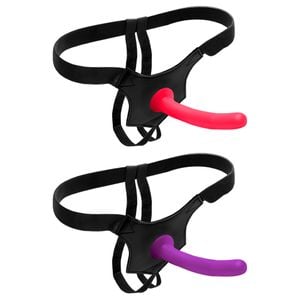 Dildo Ponto G Colors 17 X 4cm Com Cinta Kgel