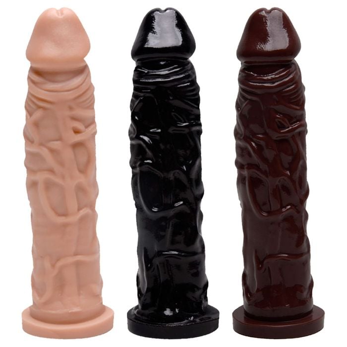 Pênis De Borracha Maciço 18,5 X 3,5cm Kgel