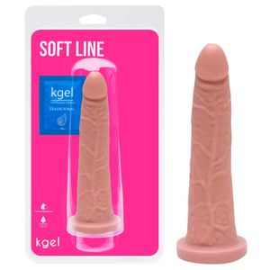 Pênis De Borracha Maciço 18 X 3,5cm Kgel