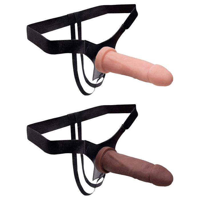 Cinta Com Pênis Cyber Vertebrado 19 X 4,5cm Kgel