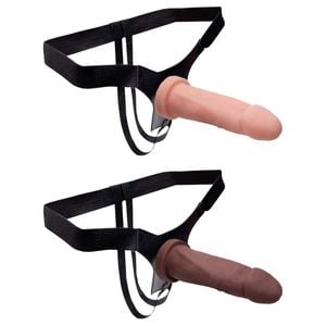 Cinta Com Pênis Cyber Vertebrado 19 X 4,5cm Kgel