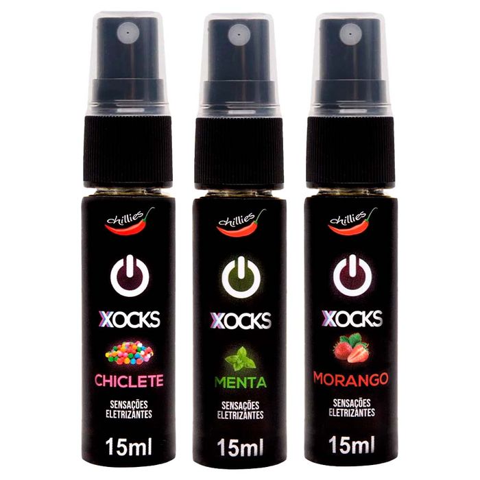 Xocks Gel Beijável Eletrizante 15ml Chillies