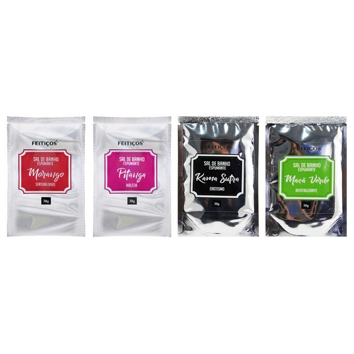 Sais De Banho Refinados Espumantes 30g Feitiços