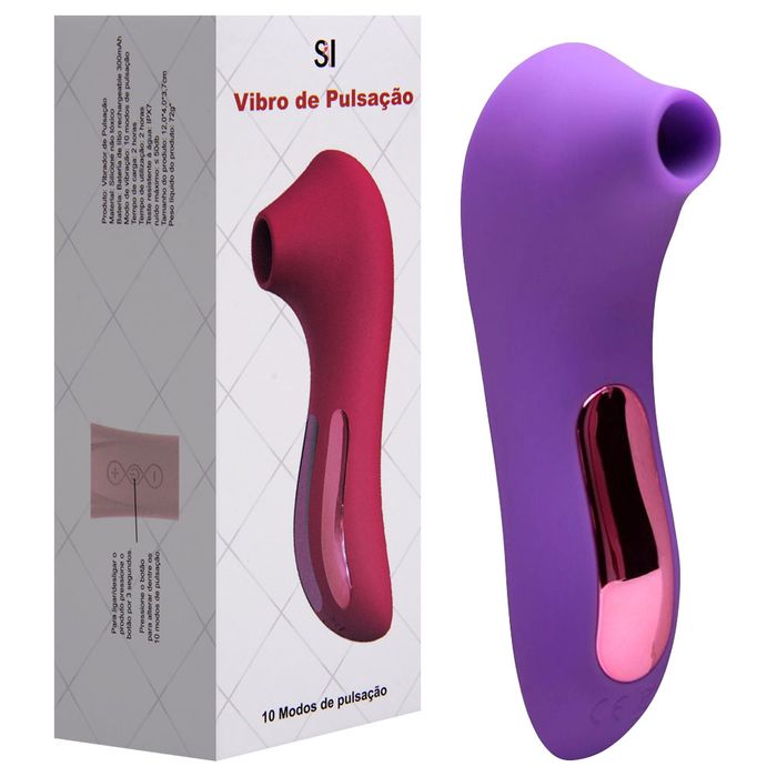 Vibrador Si 10 Modos De Pulsações Usb Sexy Import