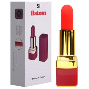 Batom Vibratório 10 Modos 9,2 X 2,4cm Sexy Import