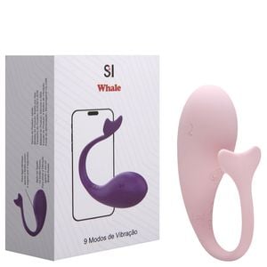 Vibrador Baleia Whale 9 Modos Aplicativo Sexy Import